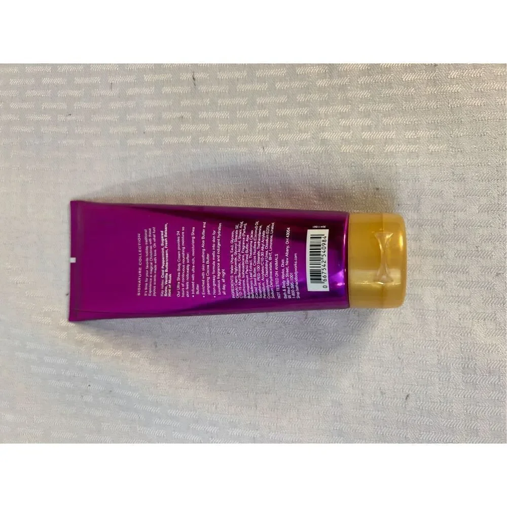 Bath Body Works Warm Vanilla sugar lotion 8oz opened‎